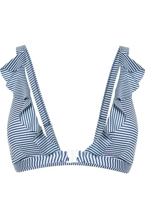 Duskii Spritz ruffled bikini top