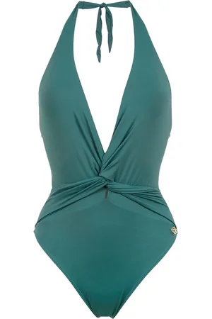 Brigitte Aline halter neck swimsuit