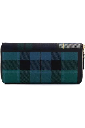Comme des Garçons Tartan-print wool wallet