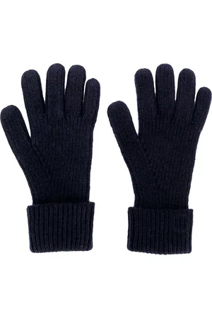 N.PEAL Ribbed knitted gloves