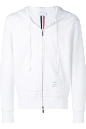 Thom Browne Center-Back Stripe Loopback Hoodie