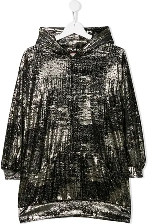 Le pandorine Velvet hooded dress