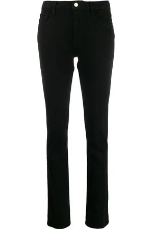 Frame Sylvie Slender high-rise straight jeans