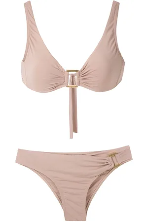 AMIR SLAMA Metallic embellishments bikini set