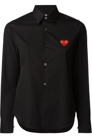 Comme des Garçons Embroidered heart shirt