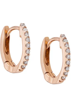 Dana Rebecca Designs Diamond and 14kt rose DRD huggies