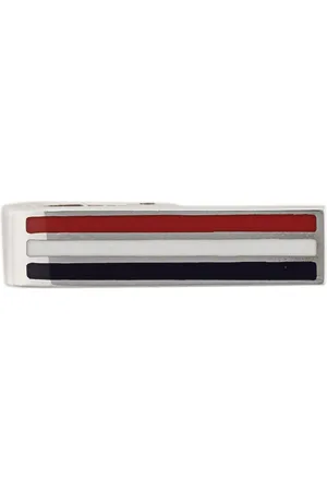 Thom Browne RWB-stripe tie bar