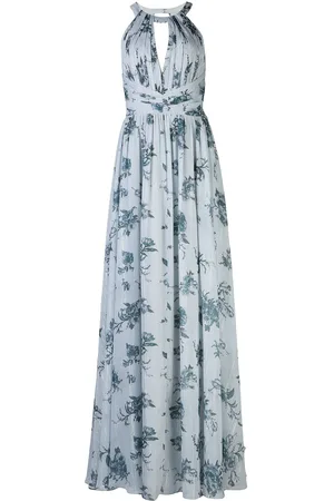 Marchesa Notte Chiffon open back bridesmaid gown