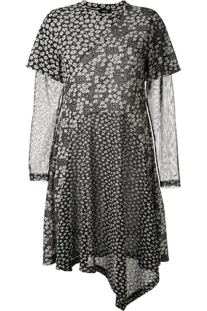 GOEN.J Floral print asymmetric dress