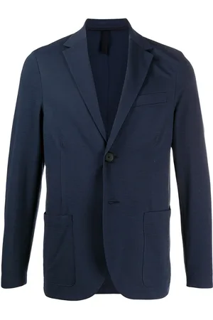 Harris Wharf London Textured single-breasted blazer