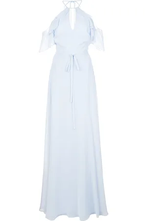 Marchesa Notte Cold shoulder bridesmaid gown