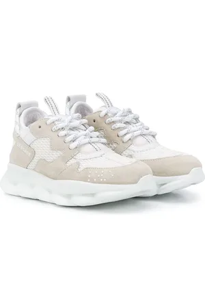 VERSACE Low-top mesh sneakers