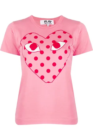 Comme des Garçons Polk-dot heat print T-shirt