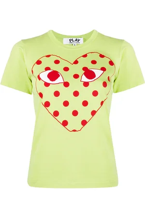 Comme des Garçons Polk-dot heat print T-shirt