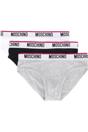 Moschino Logo waistband three-pack briefs