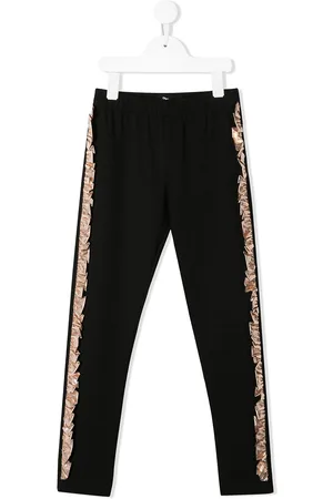 Le pandorine Ruffle detail pull-on trousers