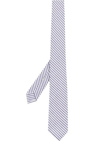 Thom Browne Striped seersucker tie