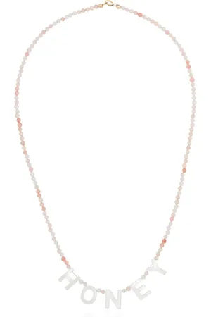 Roxanne First Honey beaded necklace