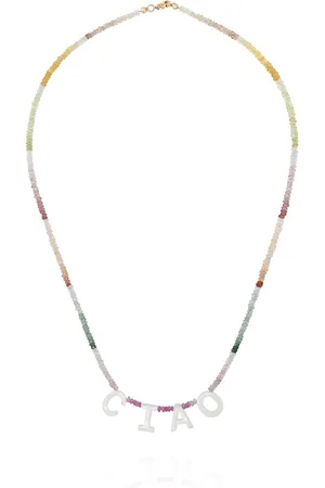 Roxanne First Ciao rainbow-sapphire necklace