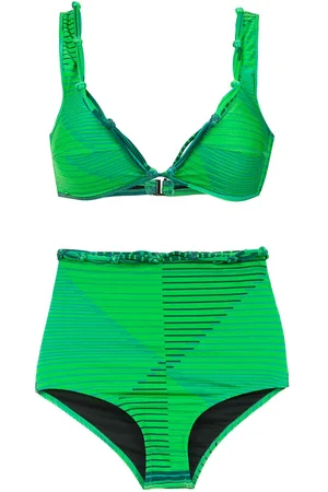 AMIR SLAMA Printed bikini set