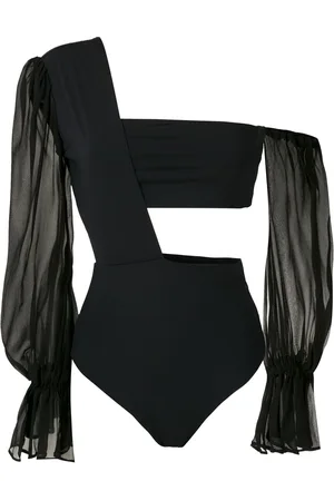 AMIR SLAMA One shoulder bodysuit