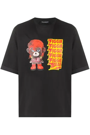 Neil Barrett Ziggie bear print cotton T-shirt