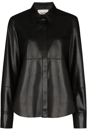 Nanushka Button-up long-sleeve shirt