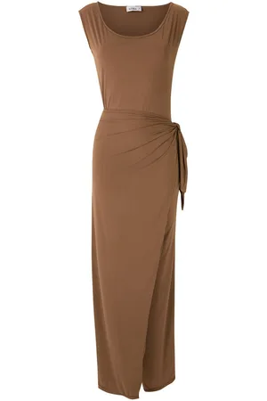 AMIR SLAMA Tied maxi dress