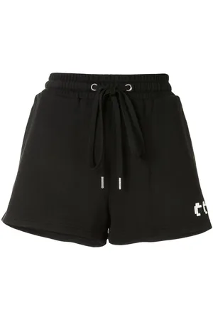 MOSTLY HEARD RARELY SEEN Logo drawstring track shorts