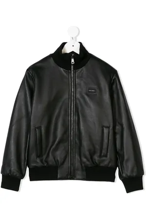 Dolce & Gabbana Leather bomber jacket