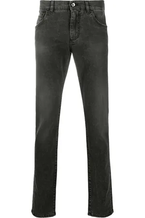 Dolce & Gabbana Logo-appliqué skinny jeans