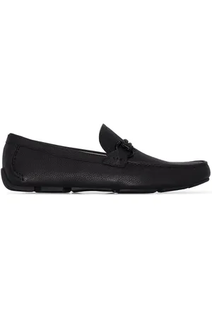 Salvatore Ferragamo Front 4 leather loafers