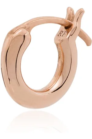 Roxanne First 14kt rose gold huggie earring