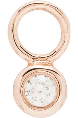 Roxanne First 14kt rose gold diamond single charm