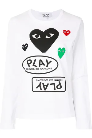 Comme des Garçons Logo print long sleeve t-shirt