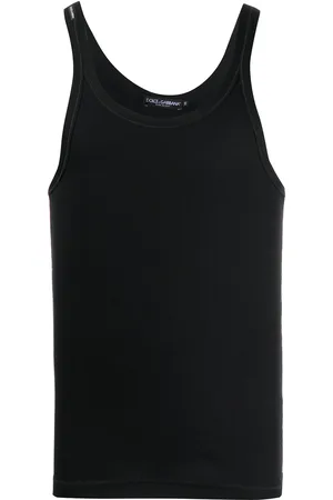 Dolce & Gabbana Fine-rib cotton tank top