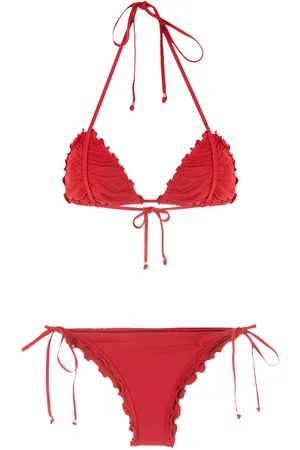 AMIR SLAMA Ripple effect bikini set