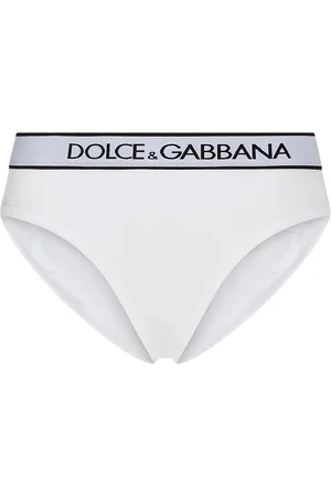 Dolce & Gabbana Logo-waistband ribbed briefs