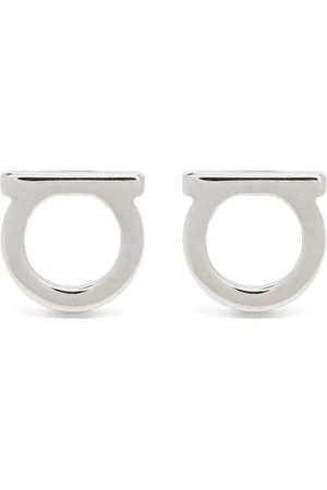 Salvatore Ferragamo Gancini stud earrings