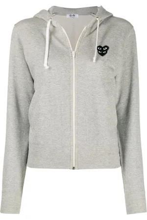 Comme des Garçons Overlapping heart hoodie