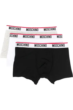 Moschino Logo-waistband three-pack boxers