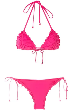 AMIR SLAMA Ripple effect bikini set