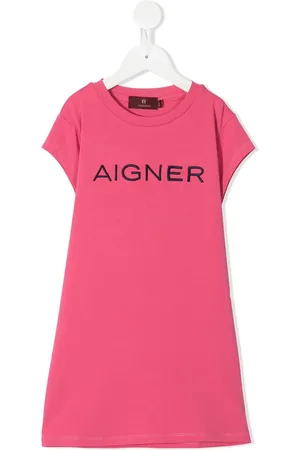 Aigner Logo-embroidered T-shirt dress
