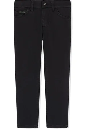 Dolce & Gabbana Painted stripe skinny jeans
