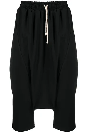 Alchemy Cropped stretch-cotton drop-crotch trousers