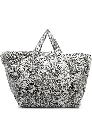 10 CORSO COMO Doodle-graphic print padded tote