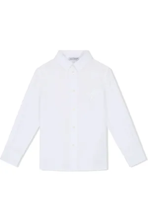Dolce & Gabbana Logo-embroidered linen T-shirt