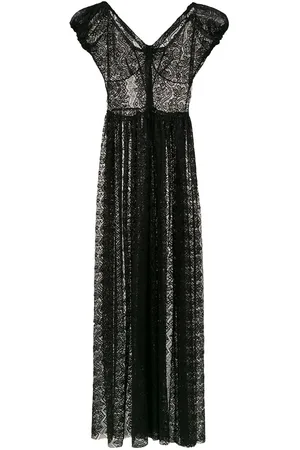 AMIR SLAMA Lace long swimsuit