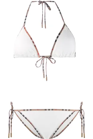 Burberry Vintage Check-trim bikini