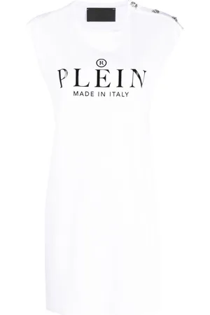 Philipp Plein Logo print T-shirt dress